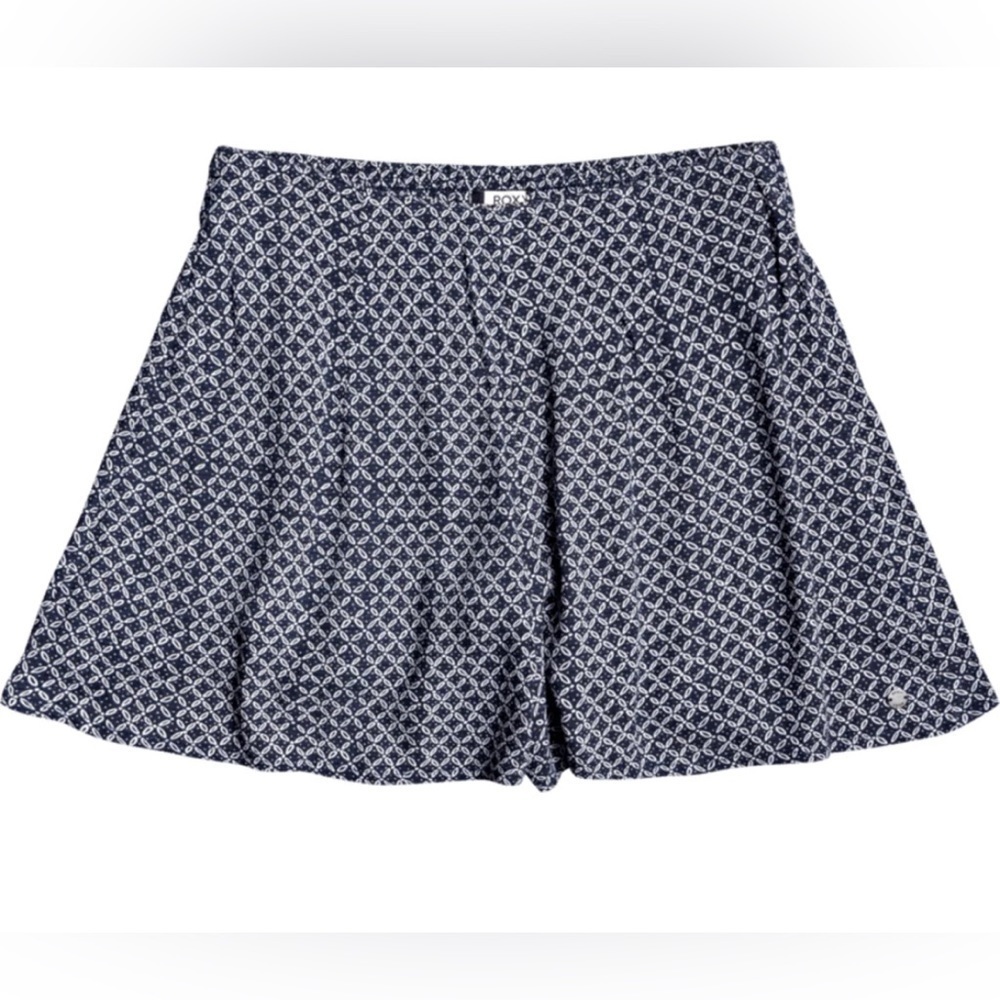 ROXY SALTON LAKE DOBBY SHORT COLOR — Mood Indigo Katagami (Blue) Size‎ L NWT